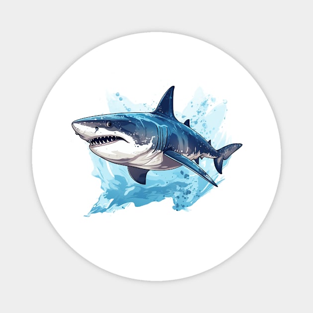 Blue Shark Magnet by zooleisurelife